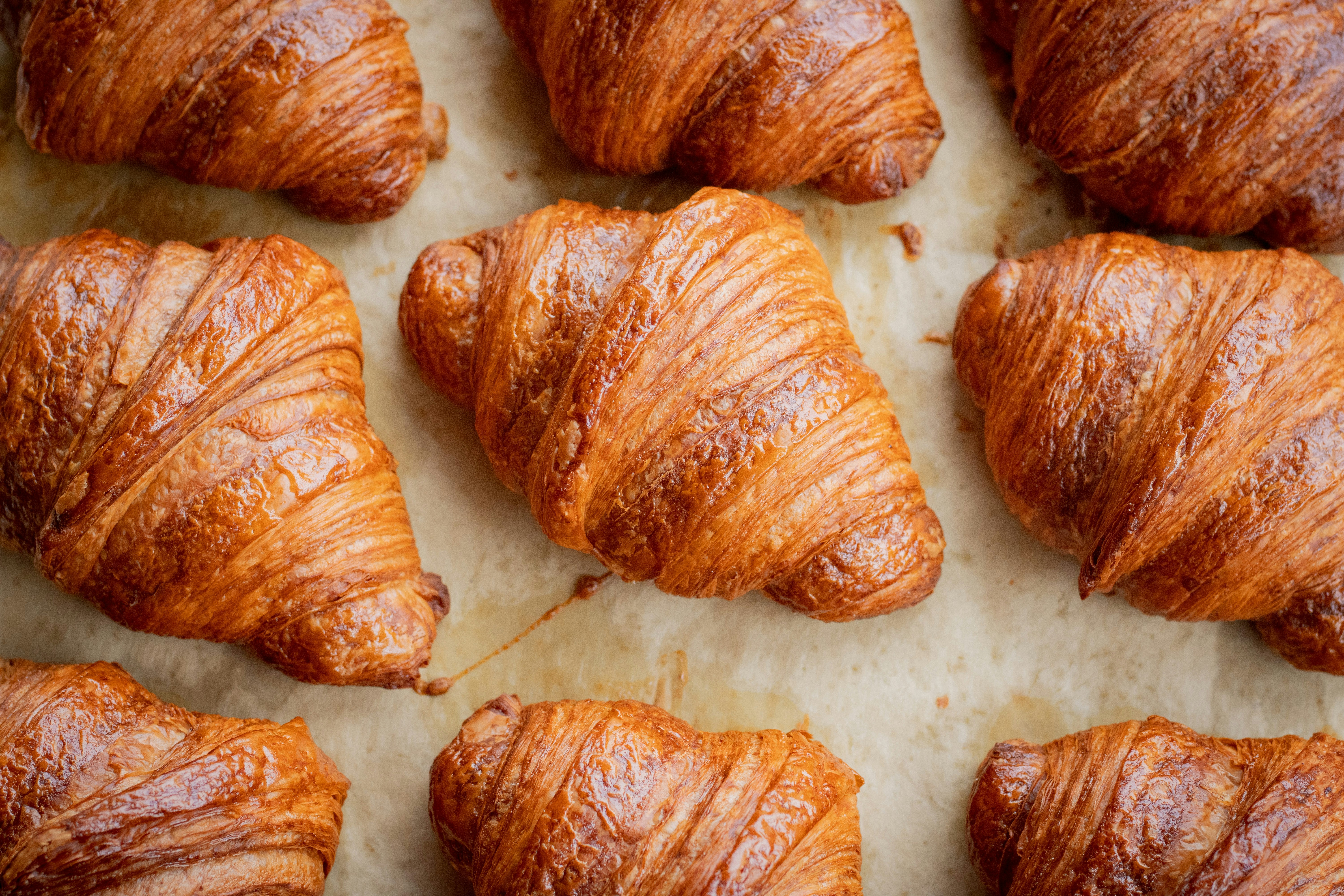 Freshly baked croissants at Co/Op Tech Ridge, Manor, TX.